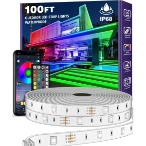 AILBTON 100ft Outdoor Waterproof LED Lights